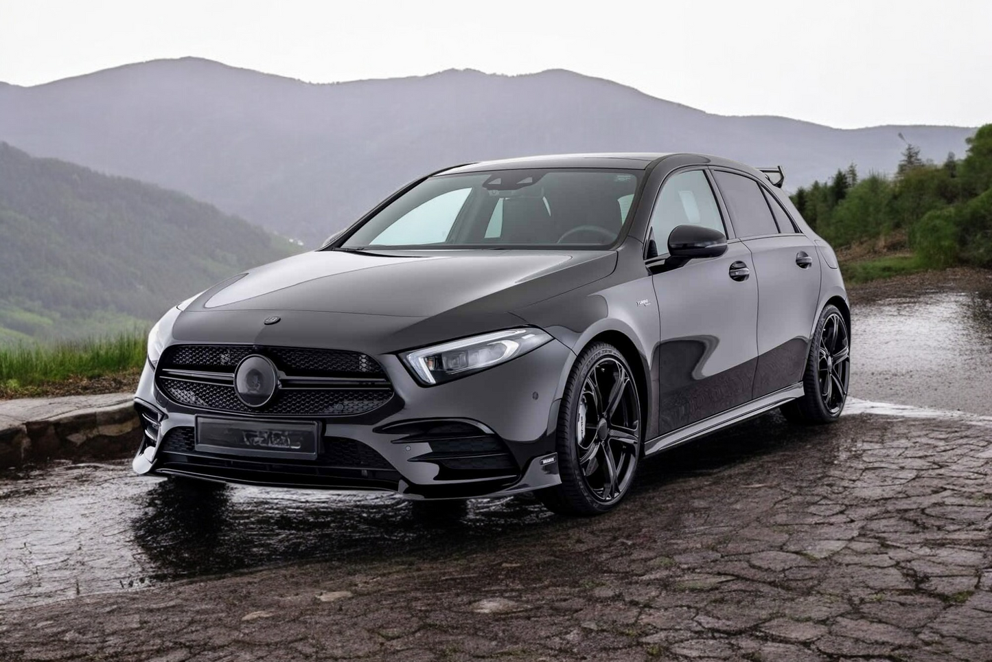 Paraurti Anteriore adatto per Mercedes A-Class (W177) Hatchback Sedan (2018-On)