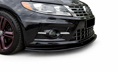 💫 Splitter Anteriore Nero Lucido per VW Passat CC R Line 2008-2011💫