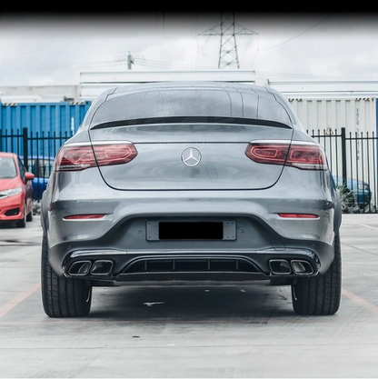 💫ART.7050 Diffusore + Terminali GLC63 AMG Look per GLC (C253) 2016-2023💫