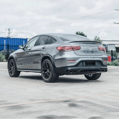 💫ART.6931 Diffusore + Terminali GLC63 AMG Look per Mercedes GLC (C253) 16-23💫