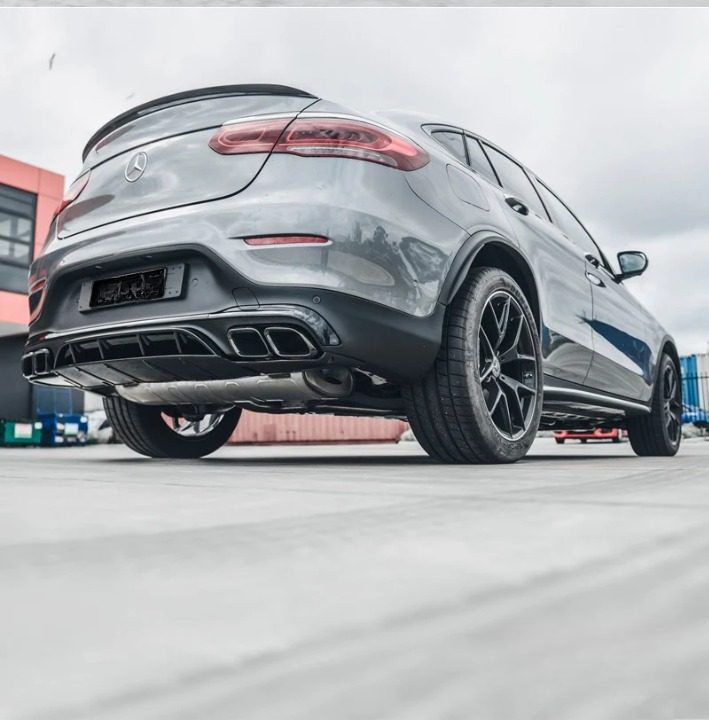💫ART.6931 Diffusore + Terminali GLC63 AMG Look per Mercedes GLC (C253) 16-23💫