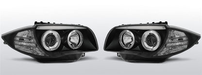 💫ART.6542 FARI OCCHI D'ANGELO NERI per BMW 1 E87/E81/82/88 2004-2011💫