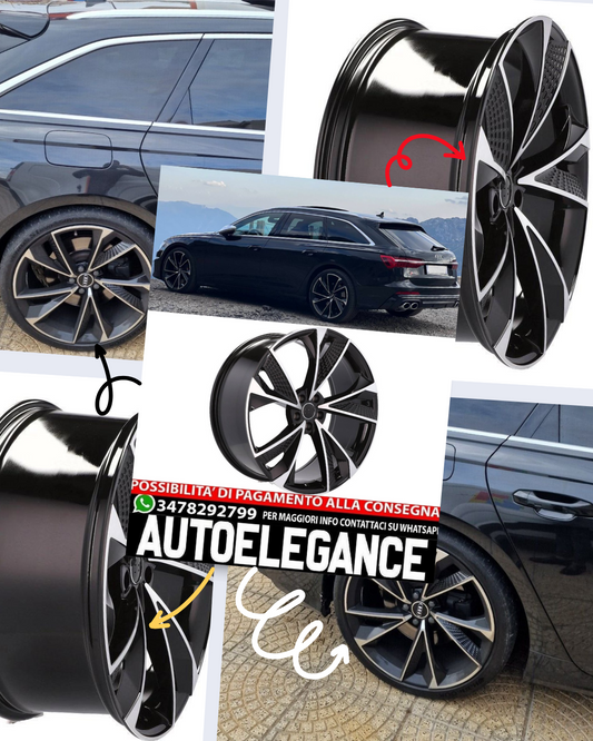 CERCHIO/CERCHI IN LEGA 19" ADATTI PER AUDI A6 S6 RS6 C8 A4 S4 A5 S5 A8 Q3 Q5 Q7