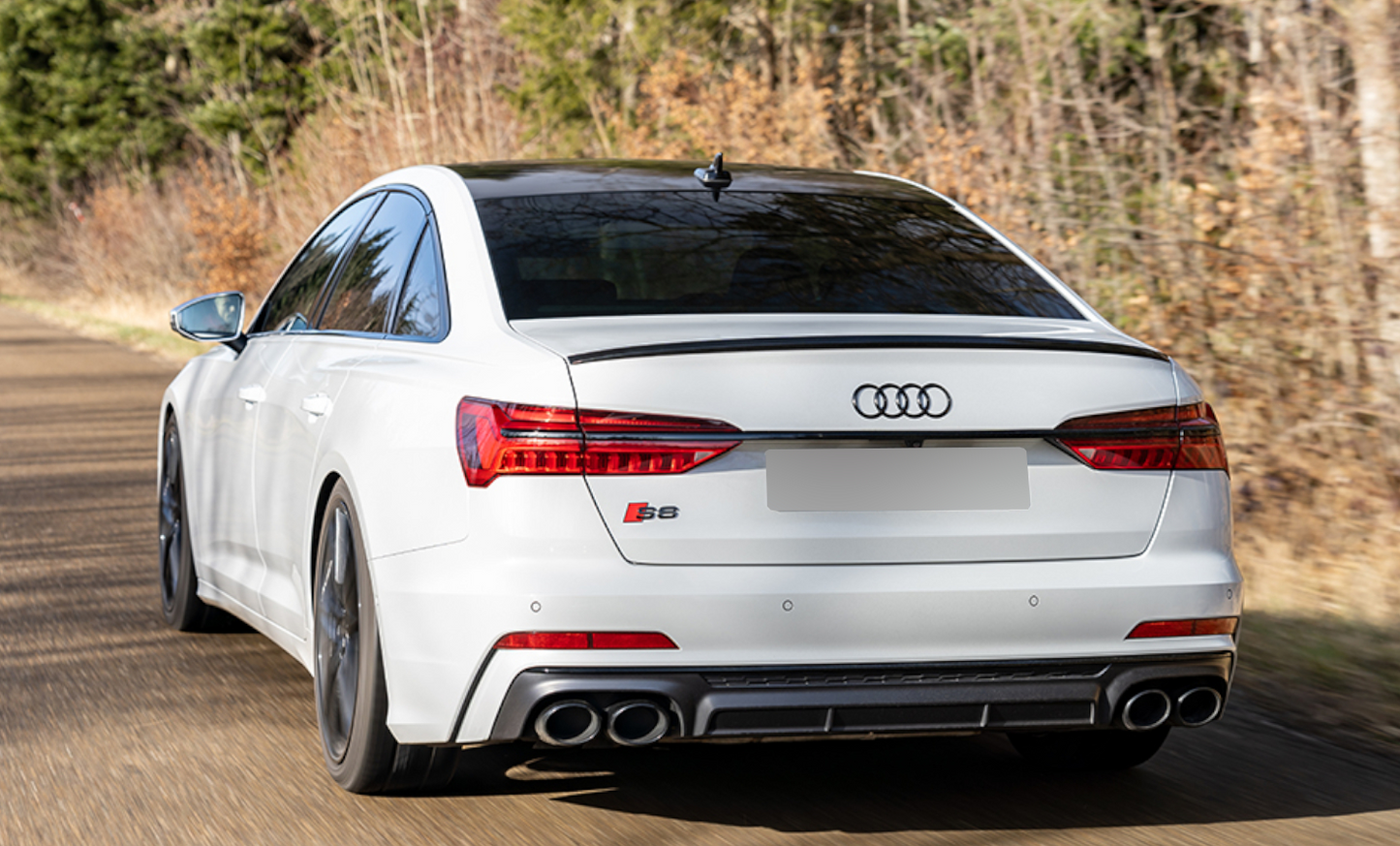 💫ART.7001 Spoiler Posteriore Stile S6 per Audi A6 C8 (4A) Berlina 2018+💫