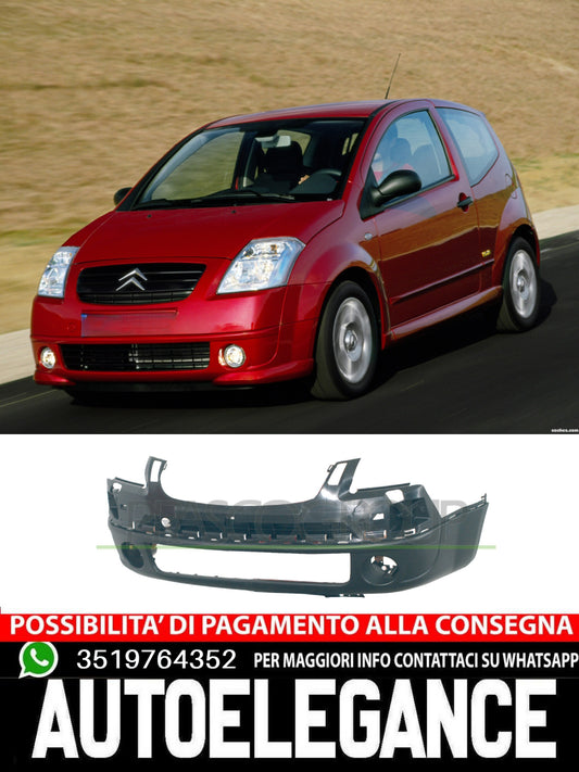 Paraurti Anteriore Inferiore Nero Per CitroÃn C2 7401GV