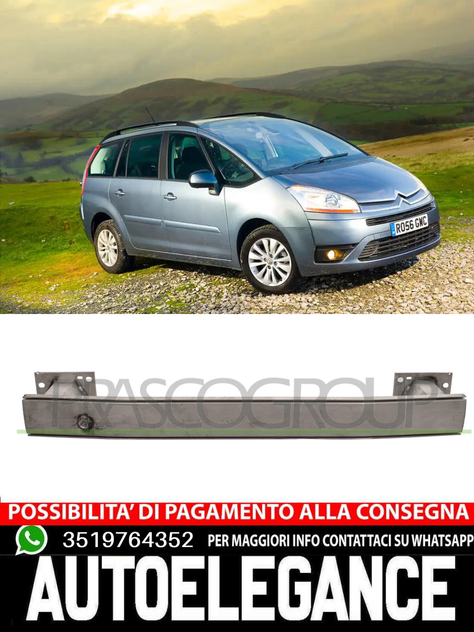 Supporto Paraurti Prasco per Citroën A9018800670
