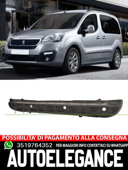 Prasco Rear Bumper WITH PRIMER For Citroen Berlingo Peugeot Partner7410GH 