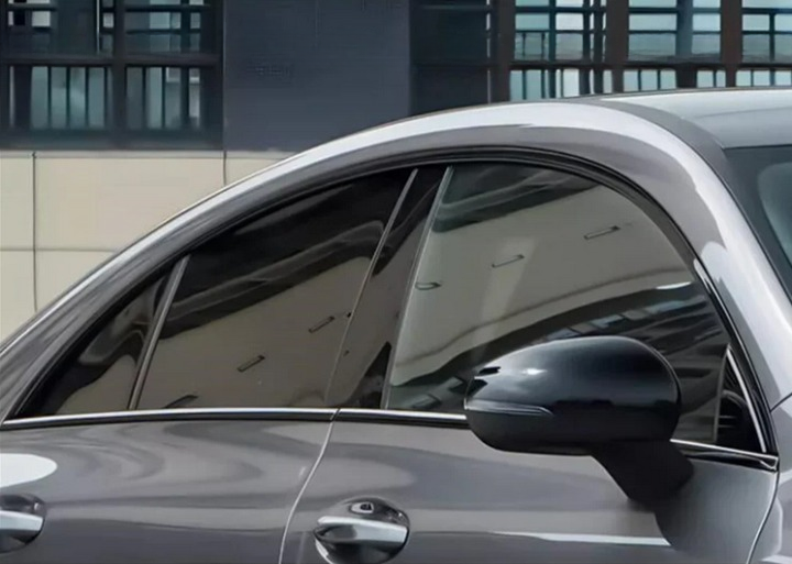 ART.4961 Cornici finestrini neri copertura adesiva window MERCEDES CLA W117