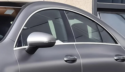 ART.4961 Cornici finestrini neri copertura adesiva window MERCEDES CLA W117