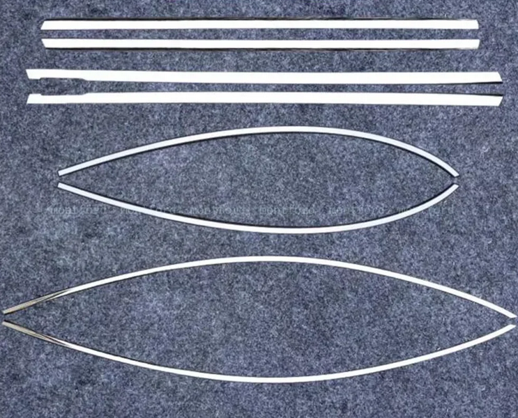 ART.4961 Cornici finestrini neri copertura adesiva window MERCEDES CLA W117