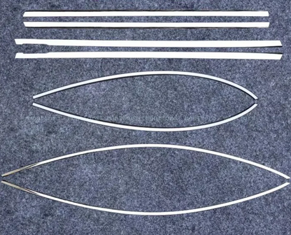 ART.4961 Cornici finestrini neri copertura adesiva window MERCEDES CLA W117