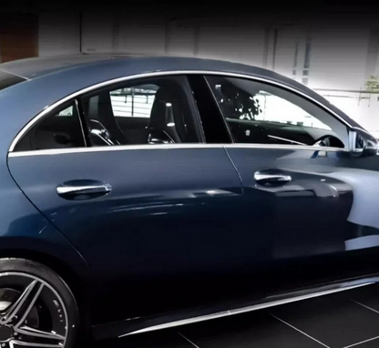 ART.4961 Cornici finestrini neri copertura adesiva window MERCEDES CLA W117