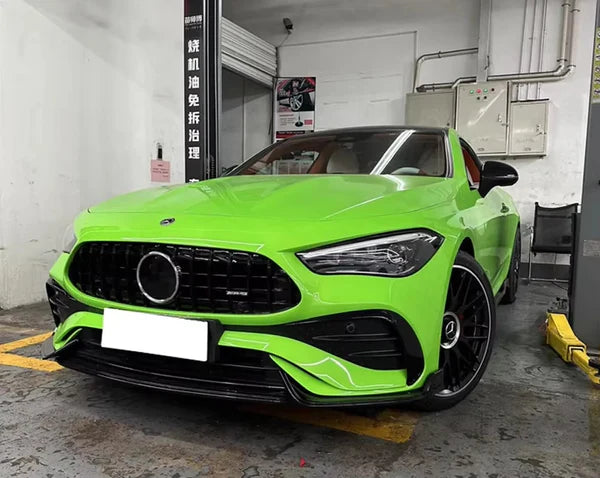 ⭐GRIGLIA ANTERIORE ADATTA PER MERCEDES CLE W236 2024+ LOOK AMG GT PROFILI NERO ⭐