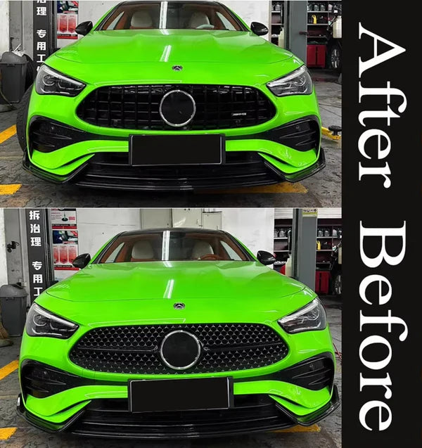 ⭐GRIGLIA ANTERIORE ADATTA PER MERCEDES CLE W236 2024+ LOOK AMG GT PROFILI NERO ⭐