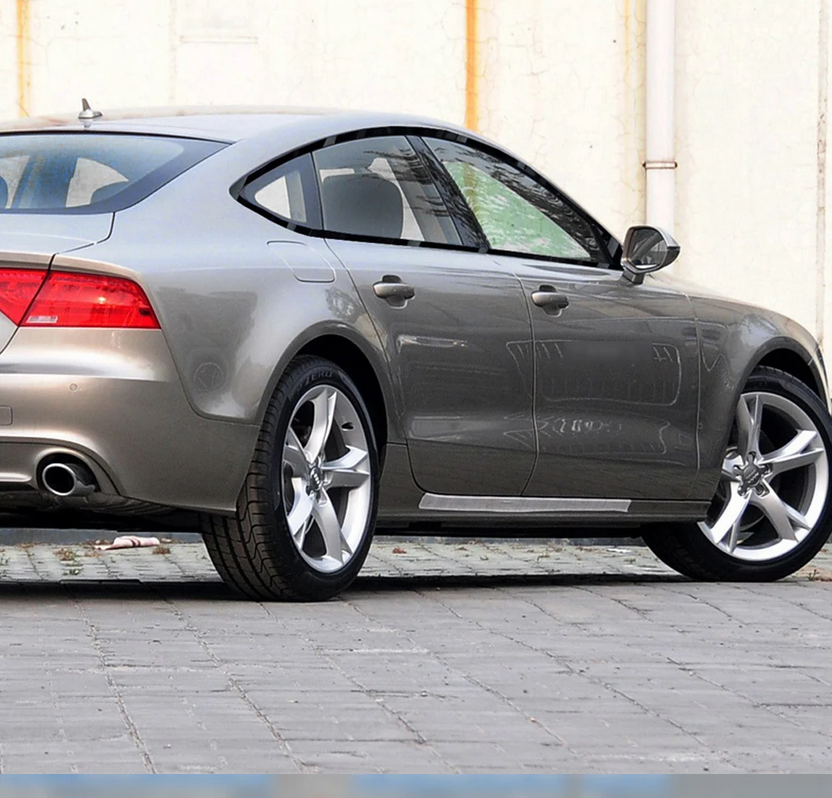 ART.4877 Cornici finestrini neri copertura adesiva window Audi A7 4GB 10-17