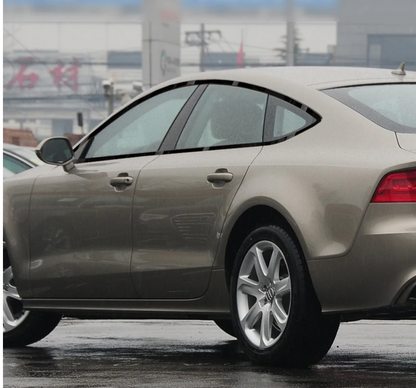 ART.4877 Cornici finestrini neri copertura adesiva window Audi A7 4GB 10-17