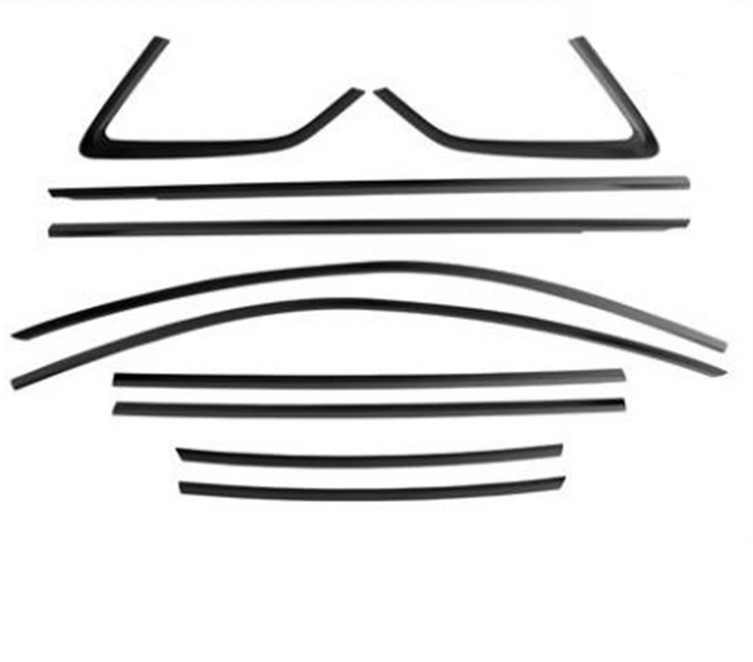 ART.4887 Cornici finestrini neri copertura adesiva window Audi A3 2013-2020