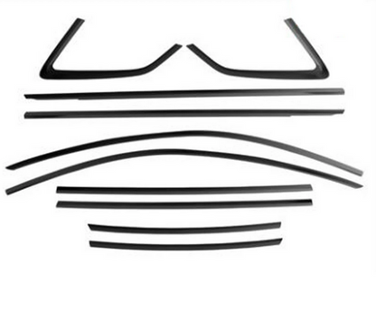 ART.4887 Cornici finestrini neri copertura adesiva window Audi A3 2013-2020