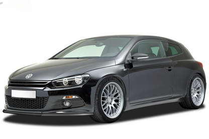 SPOILER SPILTTER ADATTO PER VW Scirocco III R-Line NERO LUCIDO DESIGN SPORTIVO