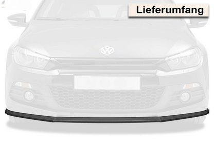 SPOILER SPILTTER ADATTO PER VW Scirocco III R-Line NERO LUCIDO DESIGN SPORTIVO