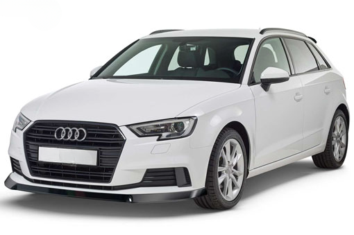 Spoiler splitter sottoparaurti con ABE per Audi A3 8V