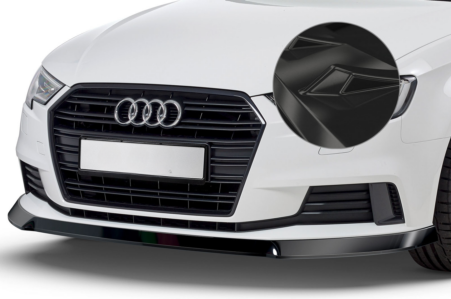 Spoiler splitter sottoparaurti con ABE per Audi A3 8V