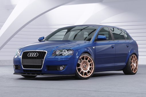 Spoiler sottoparaurti con ABE per Audi A3 (8P/8PA) CSL497