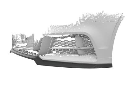 Spoiler splitter sottoparaurti con ABE per Audi A3 S-Line / S3 8V