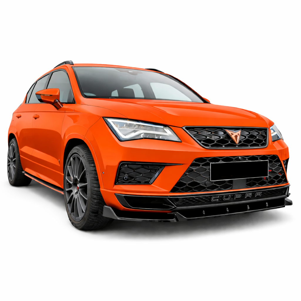 💫ART.9486 Splitter Anteriore V1 per Cupra Ateca Nero Lucido 2018-2021💫