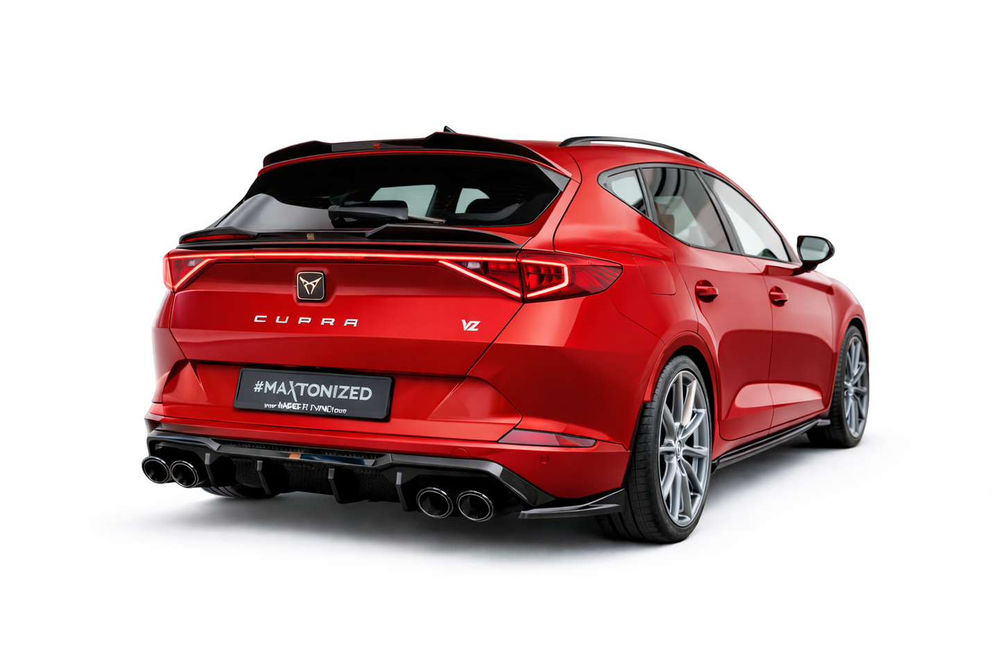 💫ART.9454 Diffusore V.3 + Terminali di Scarico Neri per Cupra Formentor VZ Mk1💫