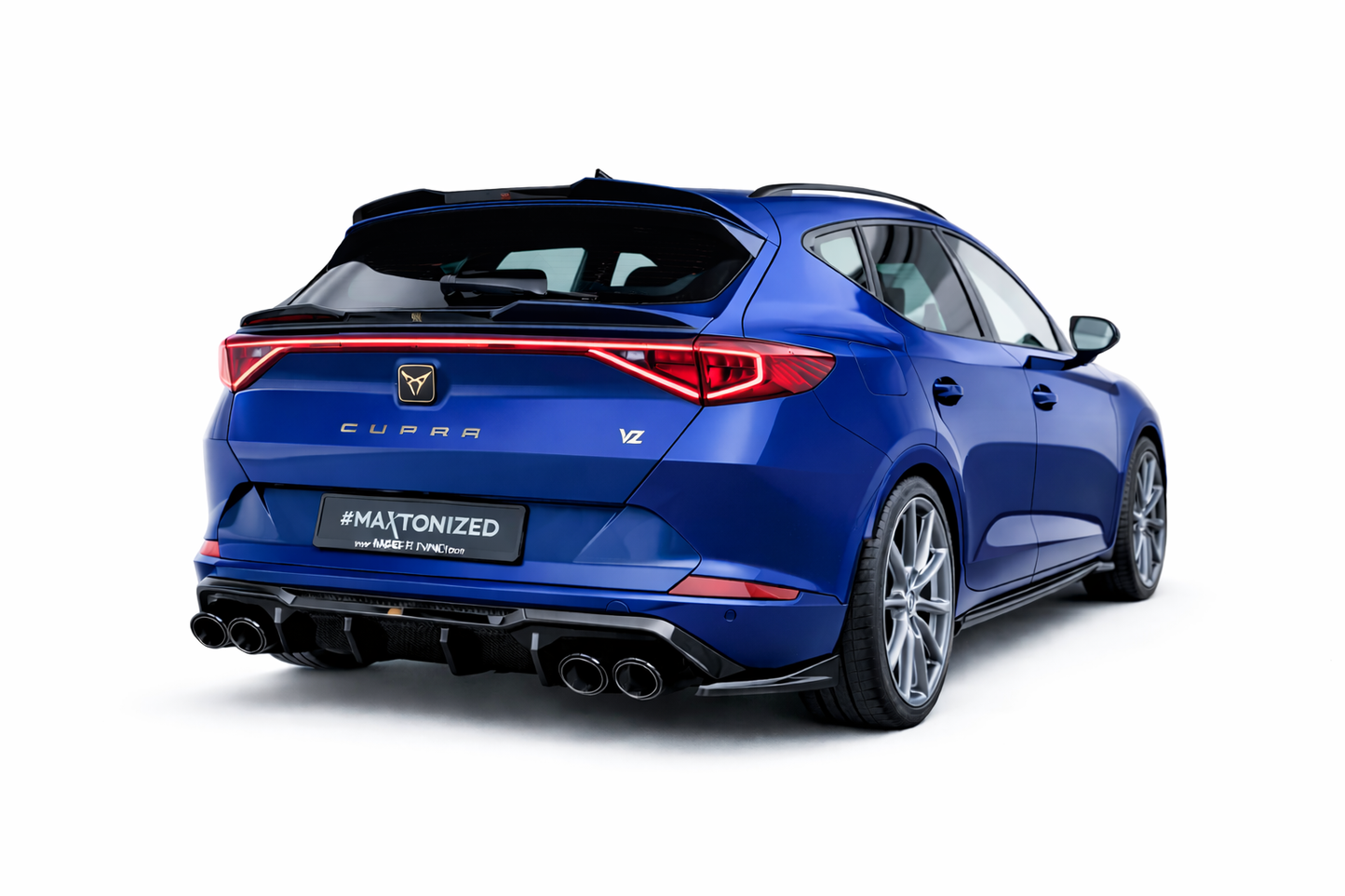 💫ART.9454 Diffusore V.3 + Terminali di Scarico Neri per Cupra Formentor VZ Mk1💫