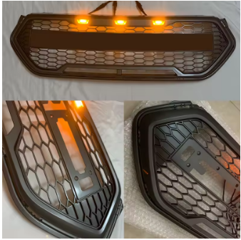 💫ART.5013 Griglia anteriore a nido d'ape nera per Ford Kuga mk2 17-19💫