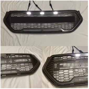 💫ART.5013 Griglia anteriore a nido d'ape nera per Ford Kuga mk2 17-19💫
