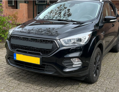 💫ART.5013 Griglia anteriore a nido d'ape nera per Ford Kuga mk2 17-19💫