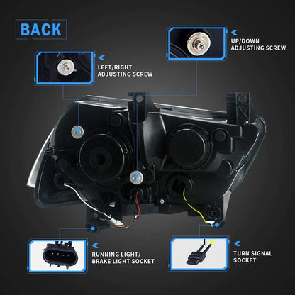 Fari per proiettori a doppio raggio per Dodge Charger 2011-2014 (con set di lampadine D2H HID. Versioni con guida a destra e a sinistra)