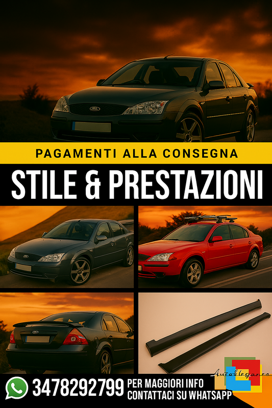 ✌️😎MINIGONNE LATERALI ADATTO PER FORD MONDEO 2000-2004😎✌️