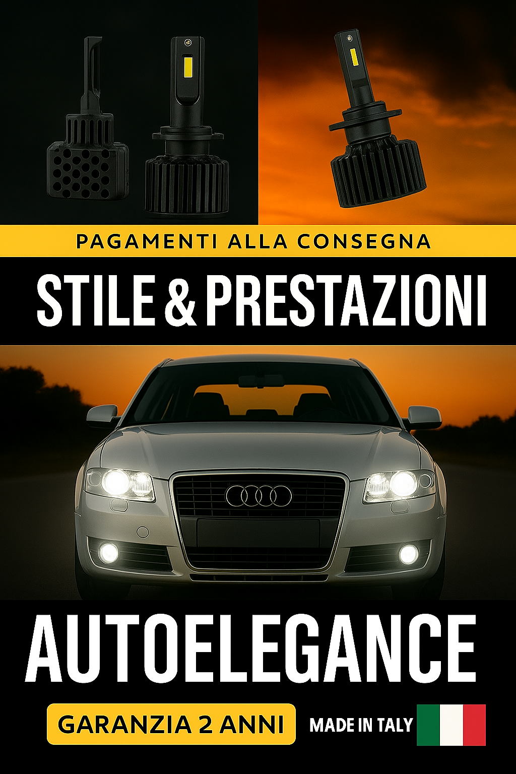 💖 KIT LED LAMPADE ANABBAGLIANTI D1S 6000K ADATTO PER AUDI A4 B6 B7 💖