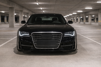 😍ART.5859 GRIGLIA SPORTIVA NERA CROMATA PDC ADATTO PER AUDI A8 D4 09-13😍