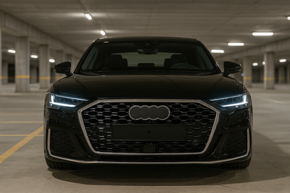 😍ART.5868 GRIGLIA SPORT S STYLE NERO CROMATO PDC ADATTO PER AUDI A8 D5 21-😍