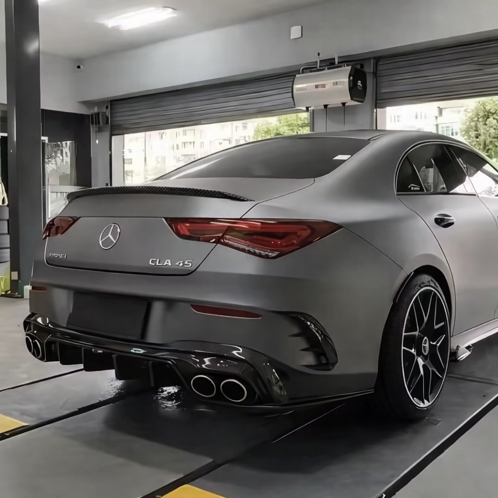 💫ART.8600 Spoiler Posteriore Carbon Look Per Mercedes Benz CLA 2019-2024💫