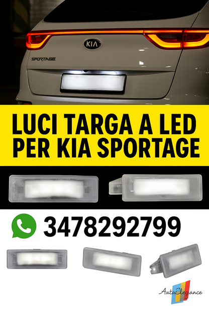 ⭐LUCE TARGA A LED ADATTA PER KIA SPORTAGE QL MAGENTIS MG OPTIMA TF⭐