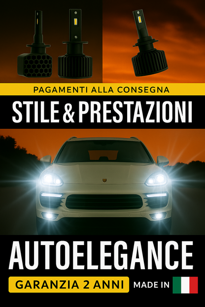 💖 KIT LED D1S 6000K Anabbaglianti per Porsche Cayenne | Bianco Freddo CANBUS 💖