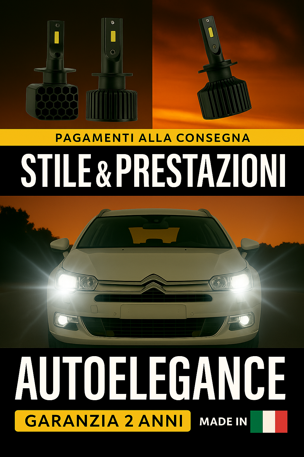 💖 KIT LED D1S 6000K Anabbaglianti per Citroën C5 II | Bianco Freddo CANBUS 💖