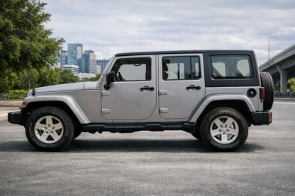 💫ART.8036 Pedane Laterali per Jeep Wrangler III JK 4 porte stile OEM 2007-2017💫