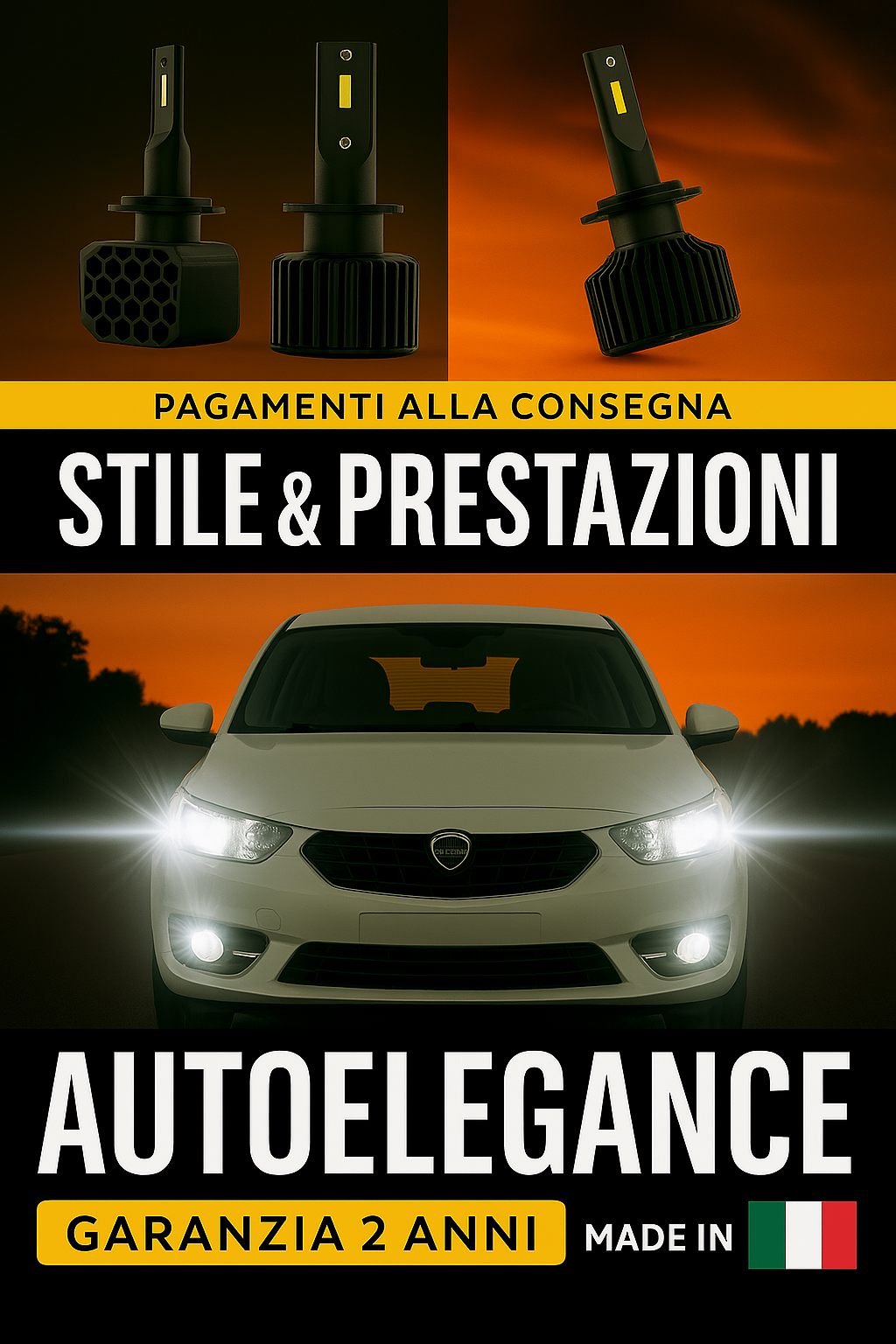 💖 KIT LED D1S 6000K Anabbaglianti per Lancia Ypsilon Bianco Freddo CANBUS 💖