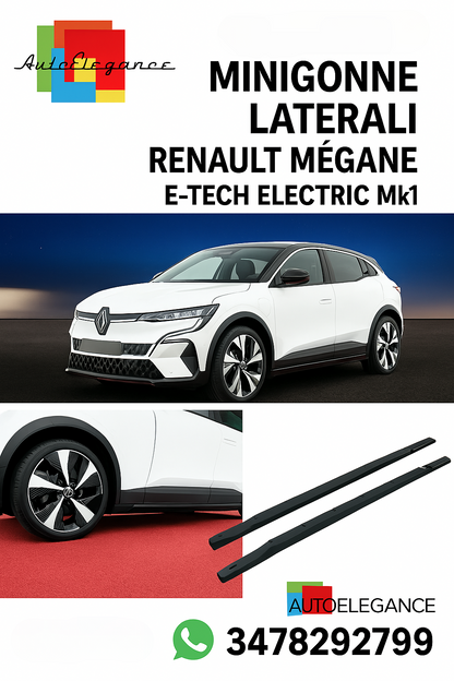 ⭐Minigonne laterali Adatto Per Renault Megane E-Tech Electric Mk1⭐