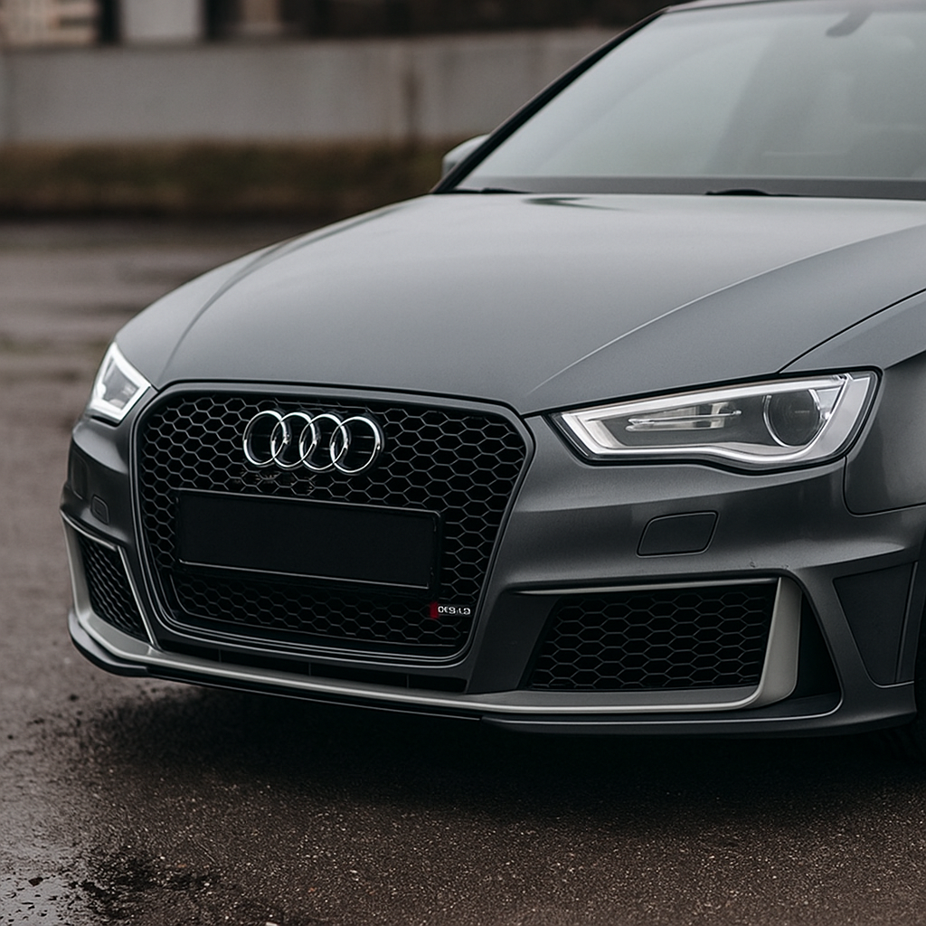 ✨Paraurti anteriore RS3 look con SRA per Audi A3 (8V) Hatchback Sportback 12-15✨