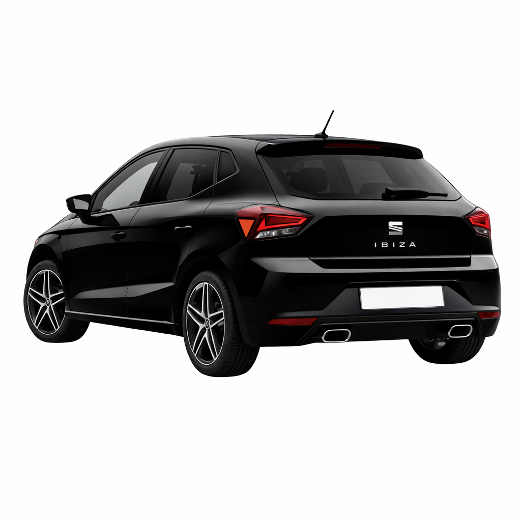 🔥ART.9497 SPOILER AERODINAMICO PER IBIZA Mk5 IN ABS NERO LUCIDO 2017-2020🔥