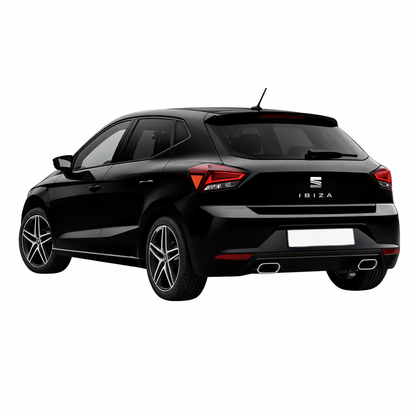 🔥ART.9497 SPOILER AERODINAMICO PER IBIZA Mk5 IN ABS NERO LUCIDO 2017-2020🔥