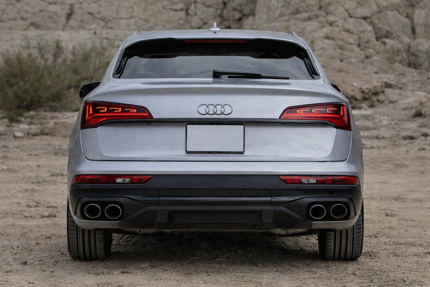 💫ART.8112 Porta di Scarico Ornamentale per Audi Q5 Sportback 2020-2023💫